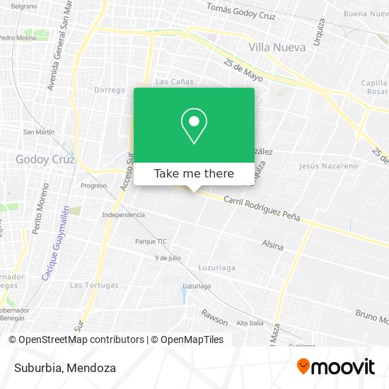 Mapa de Suburbia