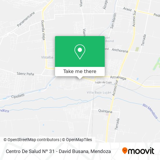 Mapa de Centro De Salud Nº 31 - David Busana