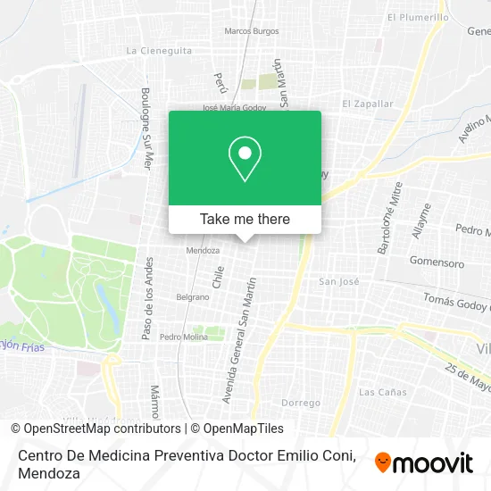 Centro De Medicina Preventiva Doctor Emilio Coni map