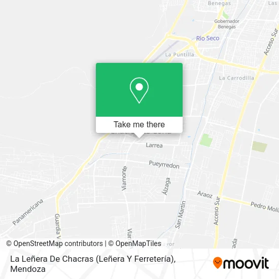 Mapa de La Leñera De Chacras (Leñera Y Ferretería)