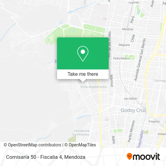 Comisaría 50 - Fiscalia 4 map
