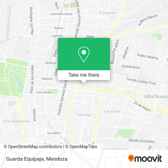 Guarda Equipaje map