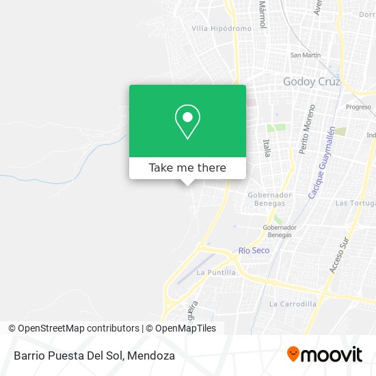 Mapa de Barrio Puesta Del Sol