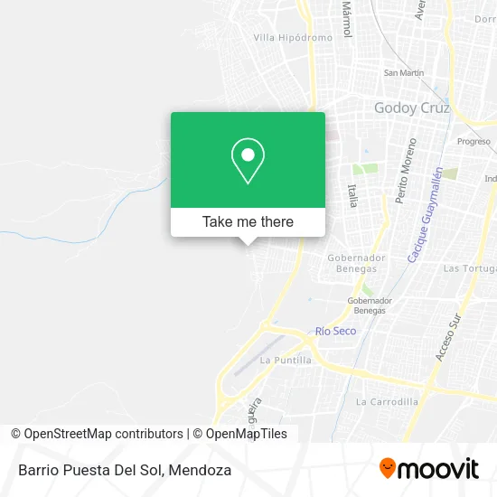 Mapa de Barrio Puesta Del Sol