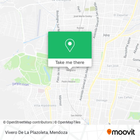 Vivero De La Plazoleta map