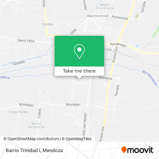 Barrio Trinidad I map