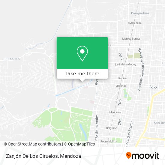 Mapa de Zanjón De Los Ciruelos
