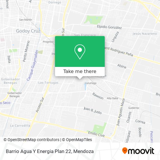 Barrio Agua Y Energia Plan 22 map