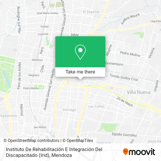 Mapa de Instituto De Rehabilitación E Integración Del Discapacitado (Irid)