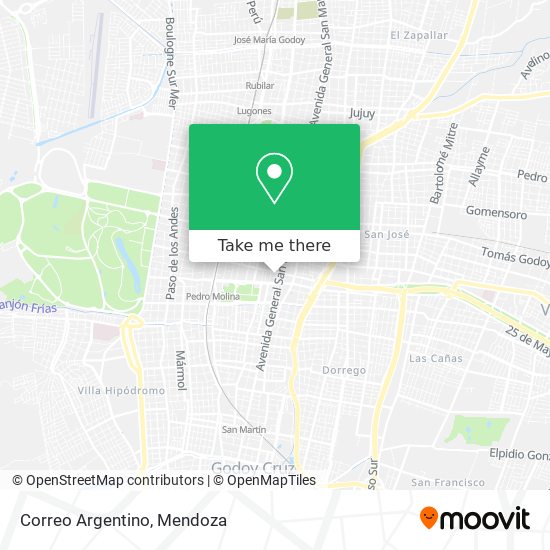 Correo Argentino map