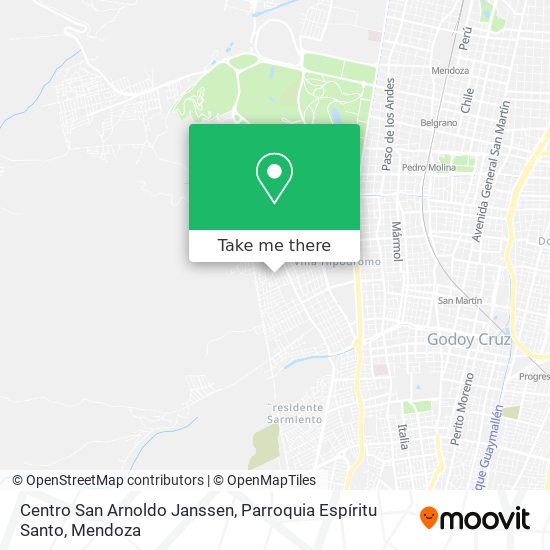 Centro San Arnoldo Janssen, Parroquia Espíritu Santo map