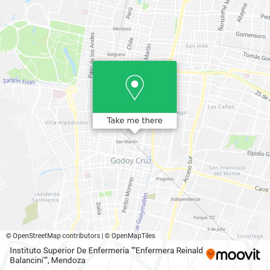 Instituto Superior De Enfermeria ""Enfermera Reinald Balancini"" map