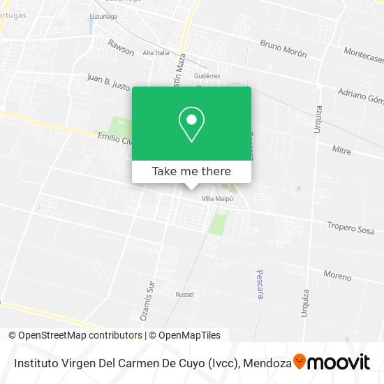 Instituto Virgen Del Carmen De Cuyo (Ivcc) map