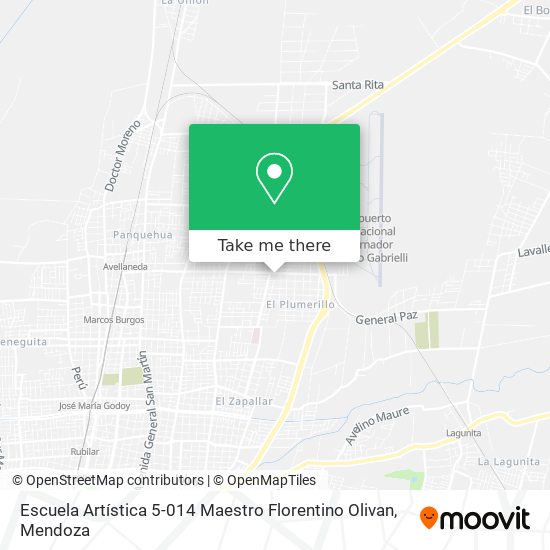 Escuela Artística 5-014 Maestro Florentino Olivan map
