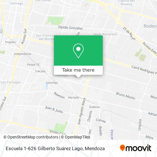 Escuela 1-626 Gilberto Suárez Lago map