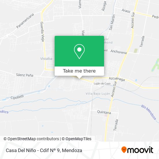 Casa Del Niño - Cdif Nº 9 map