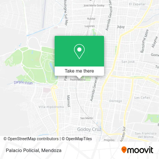 Palacio Policial map
