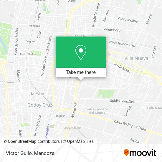 Victor Gullo map