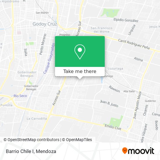 Mapa de Barrio Chile I