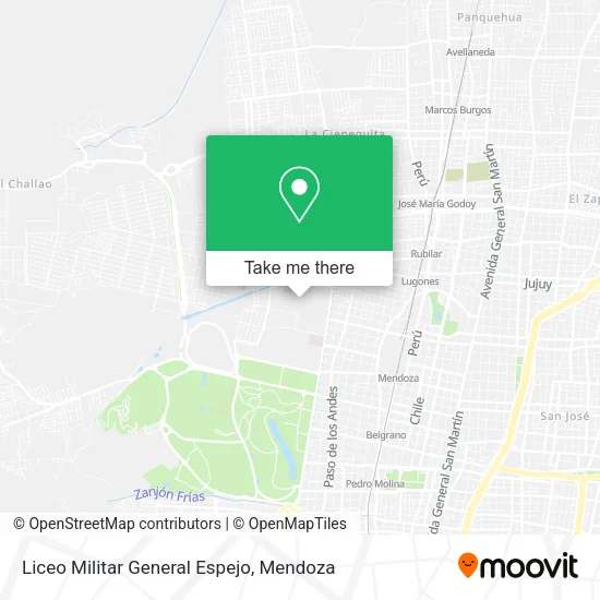 Mapa de Liceo Militar General Espejo