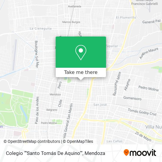 Colegio ""Santo Tomás De Aquino"" map