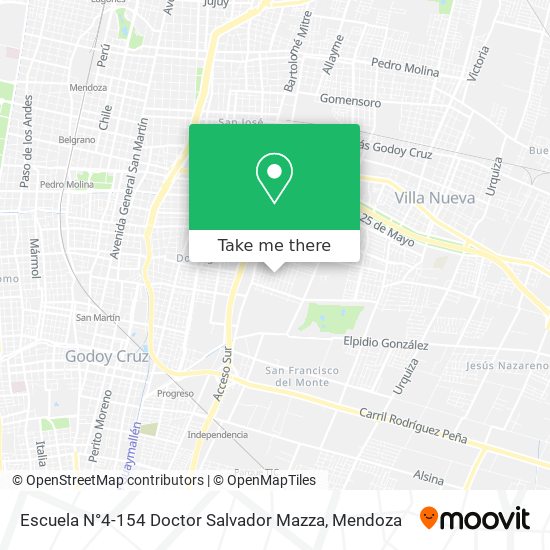 Escuela N°4-154 Doctor Salvador Mazza map