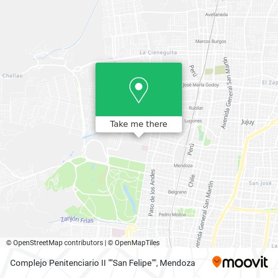 Complejo Penitenciario II ""San Felipe"" map