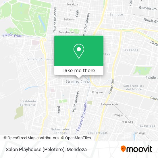 Salón Playhouse (Pelotero) map