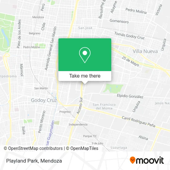 Mapa de Playland Park