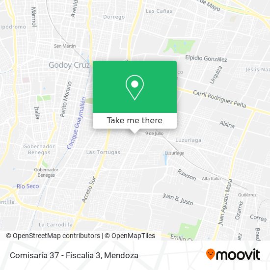 Comisaría 37 - Fiscalia 3 map