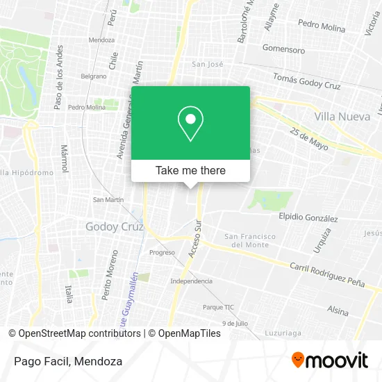 Pago Facil map