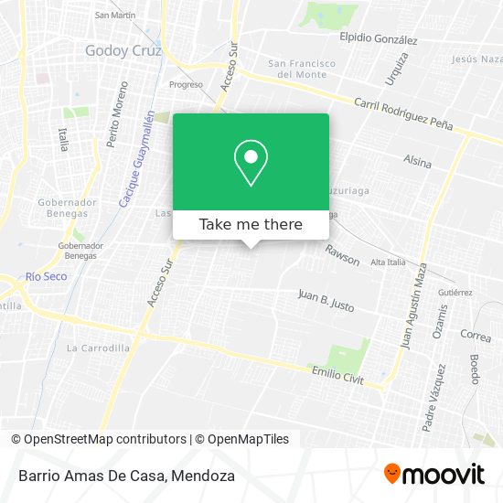 Mapa de Barrio Amas De Casa