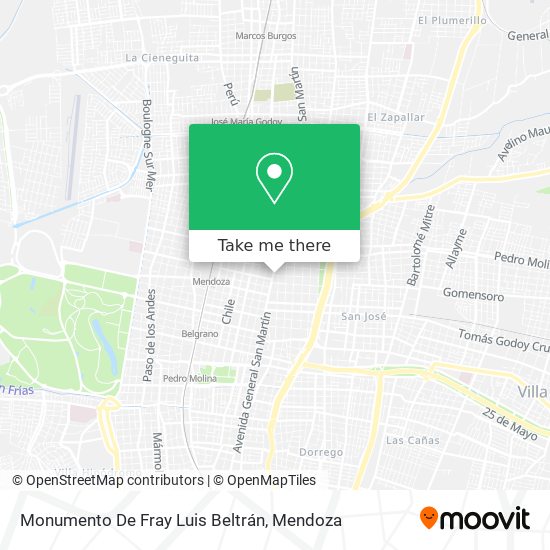 Mapa de Monumento De Fray Luis Beltrán