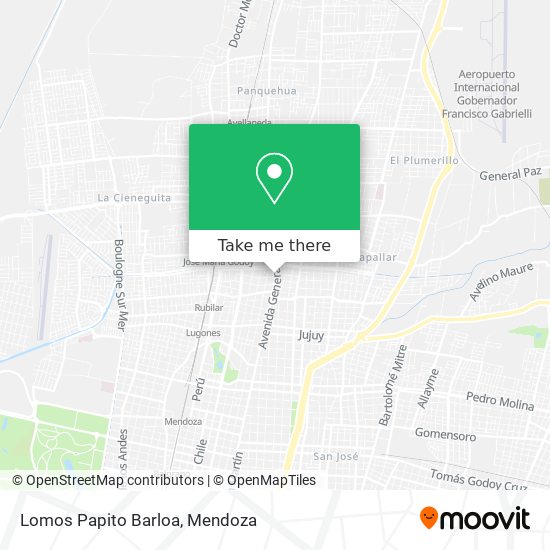 Lomos Papito Barloa map