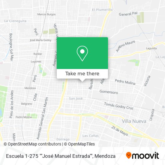 Escuela 1-275 ""José Manuel Estrada"" map