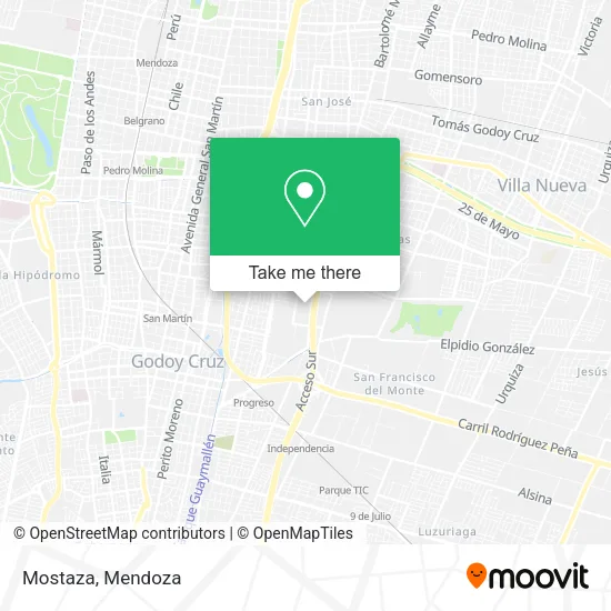 Mostaza map