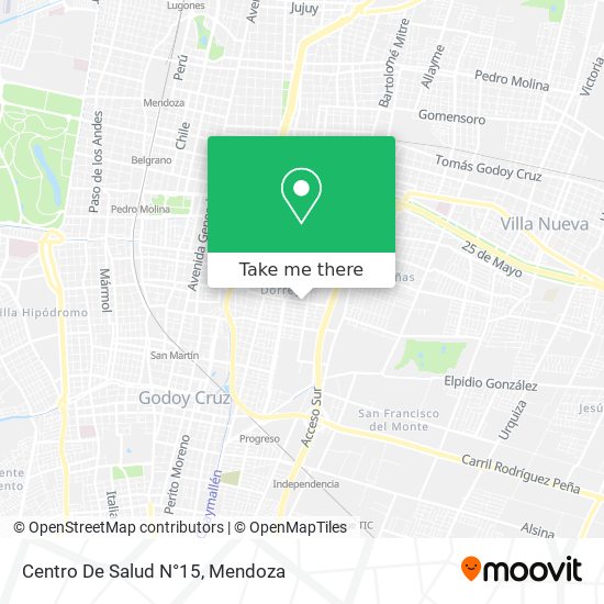 Centro De Salud N°15 map