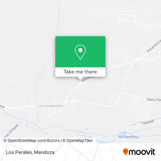 Los Perales map