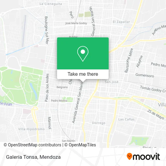 Mapa de Galería Tonsa