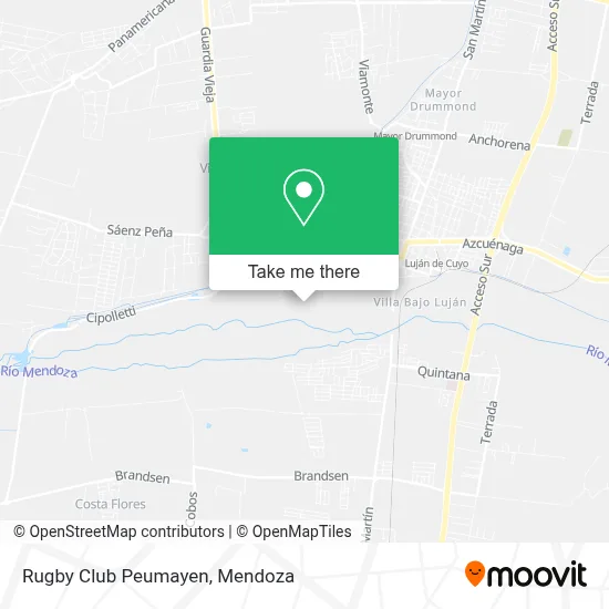 Rugby Club Peumayen map