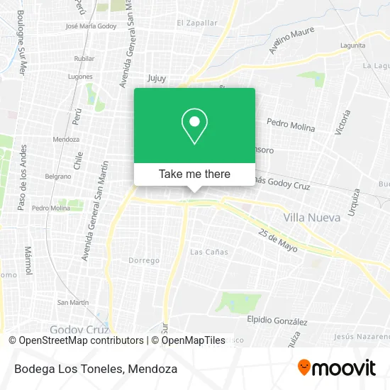 Mapa de Bodega Los Toneles
