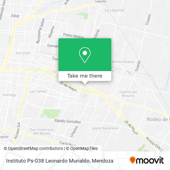 Instituto Ps-038 Leonardo Murialdo map