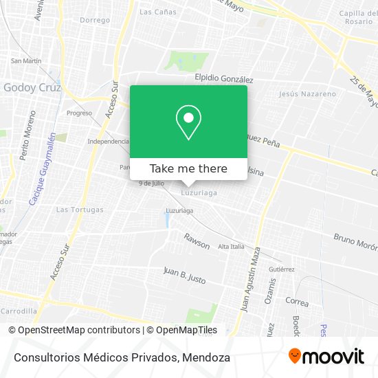 Consultorios Médicos Privados map