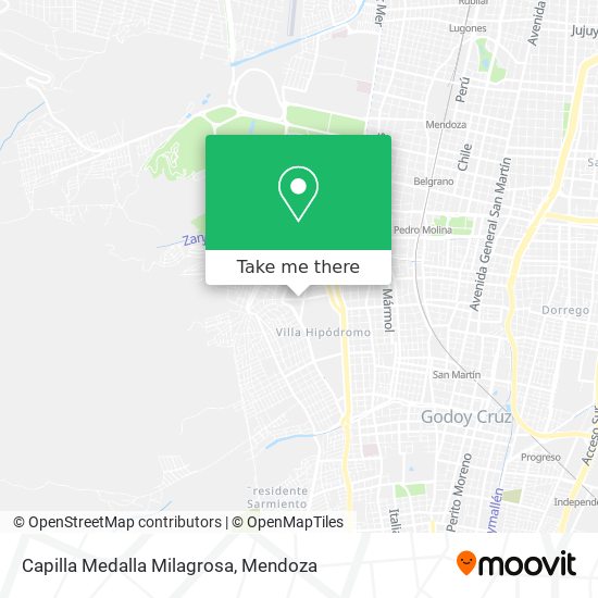 Mapa de Capilla Medalla Milagrosa