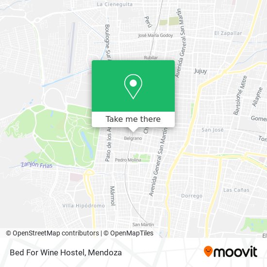 Mapa de Bed For Wine Hostel