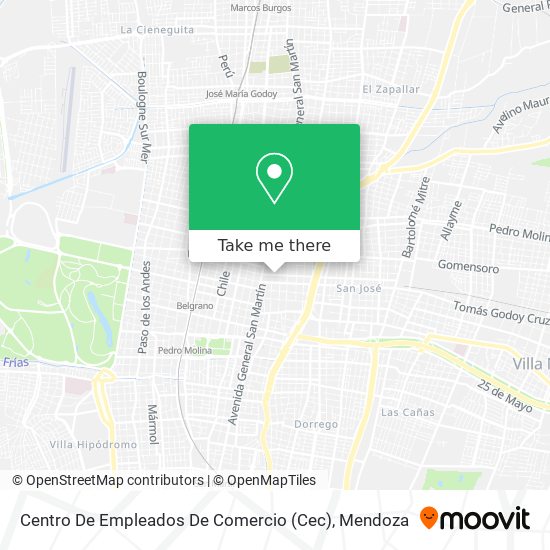 Centro De Empleados De Comercio (Cec) map