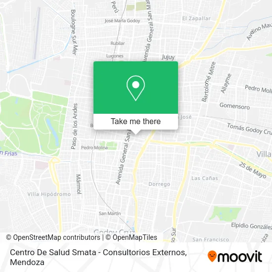 Centro De Salud Smata - Consultorios Externos map