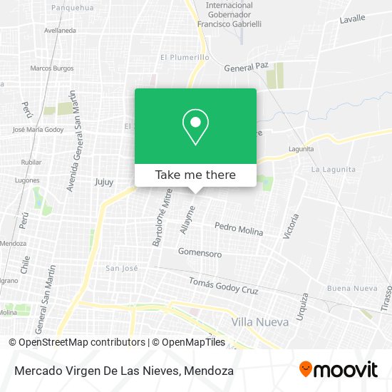 Mercado Virgen De Las Nieves map