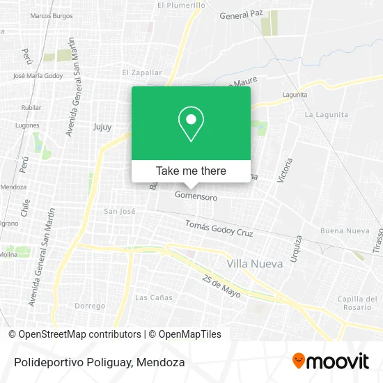 Mapa de Polideportivo Poliguay
