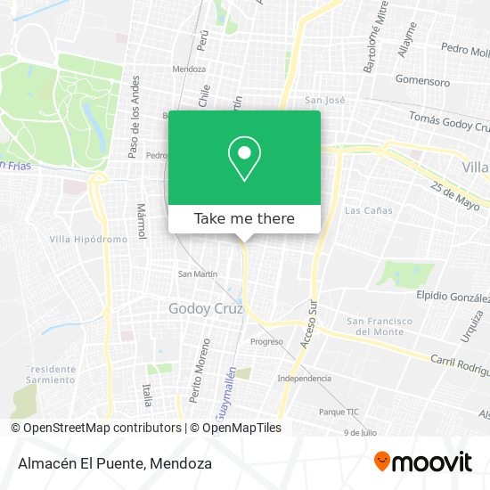 Almacén El Puente map